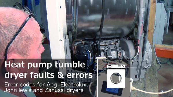 Heat pump tumble dryer – finding faults and error codes
