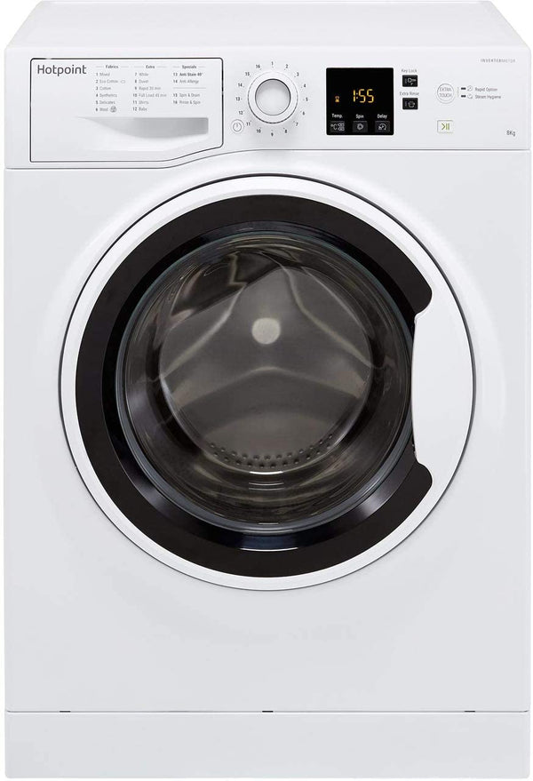 Hotpoint Washing Machine NSWA843CWWUK Some of the clothes are torn