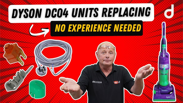 How To Repair Your Dyson DC04 Absolute Vacuum Cleaner Units? | Housing Unit, Leads & Cap Replacement