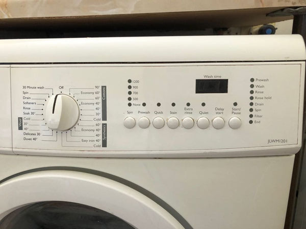 John Lewis Washing Machine JLWM1201 Stops mid cycle