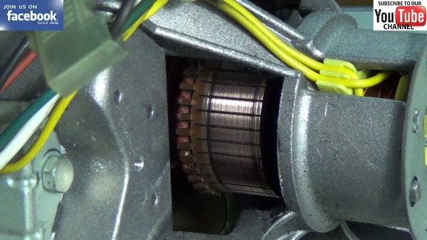 How to replace Washing Machine Selni motor carbon brushes
