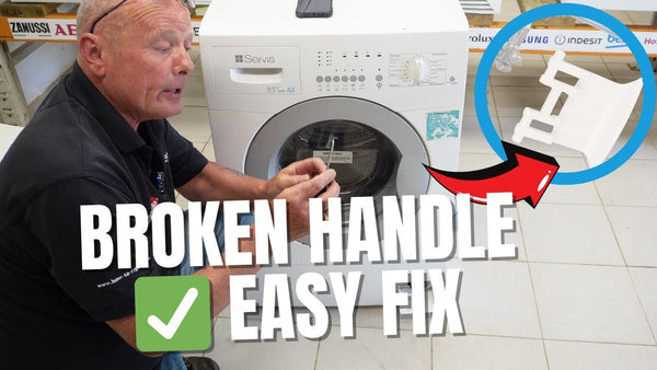 Servis M6856W Washing Machine Broken Handle Guide & User Manual