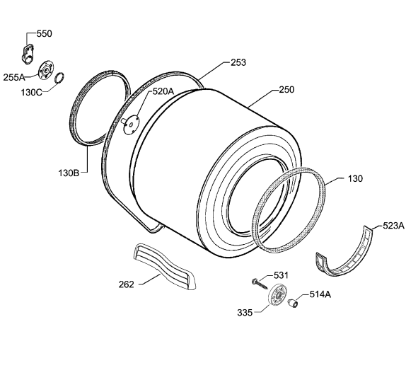 zanussi ZDC37200W Z Belt how to fit