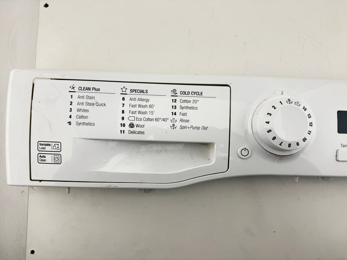Display Board with PCB for Hotpoint VHD WMBF 742P UK Programmed