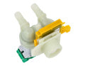 Bosch Neff Siemens Cold Water Double Solenoid Inlet Valve : 180Deg. With 10.5 Bore Outlets