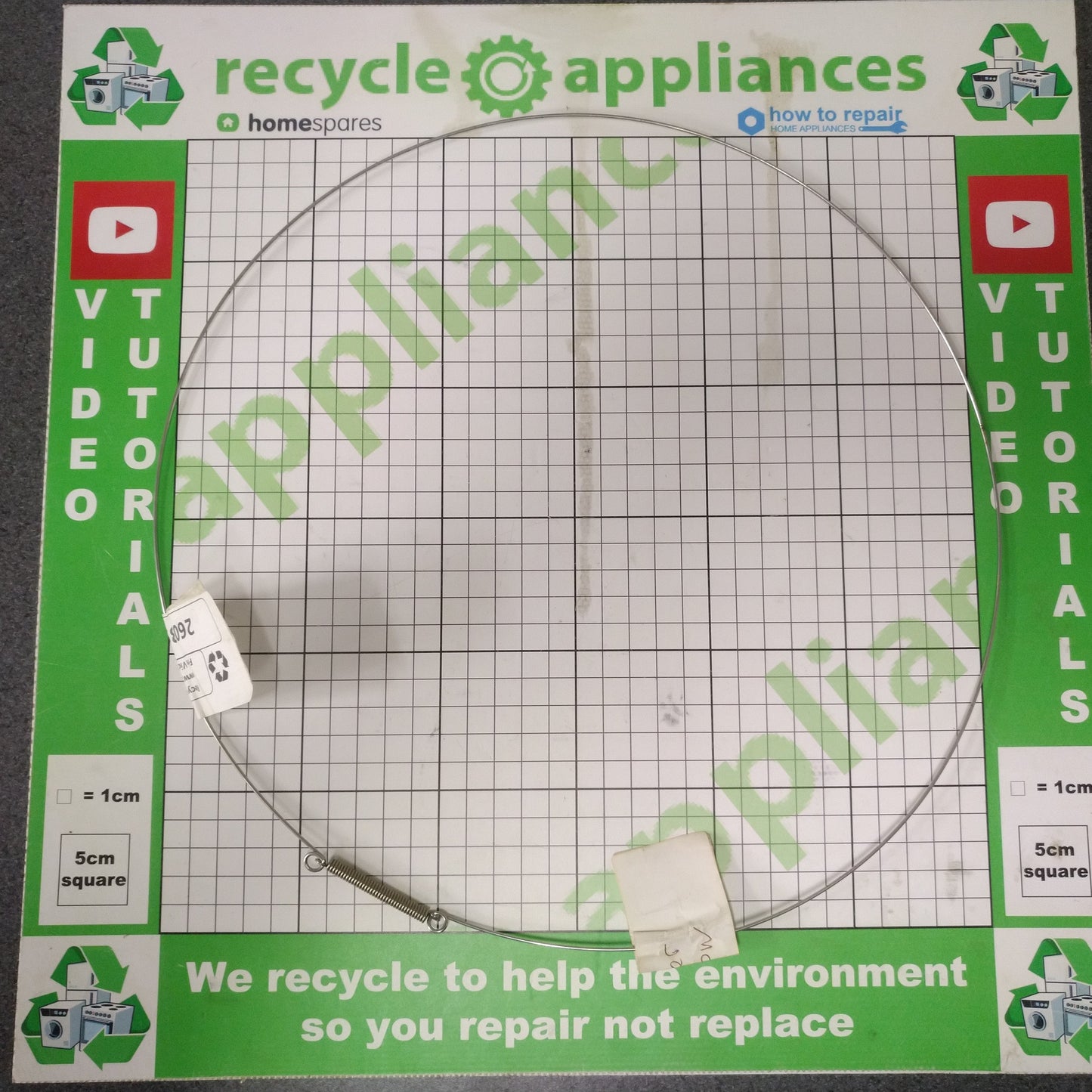 Washing machine Door seal drum spring clamp 2603900300