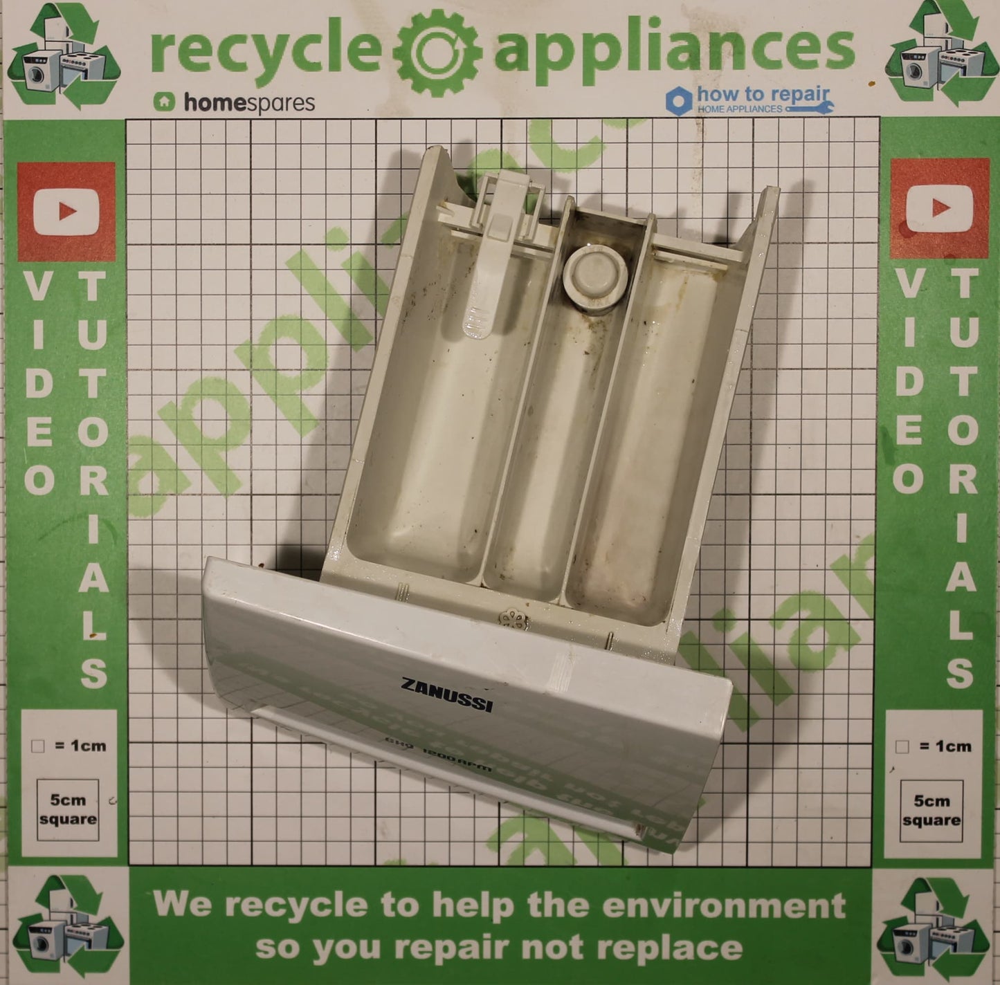 Washing Machine Soap Detergent Drawer Assembly 4055067120