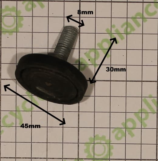 Washing Machine Foot 41018398 x 4
