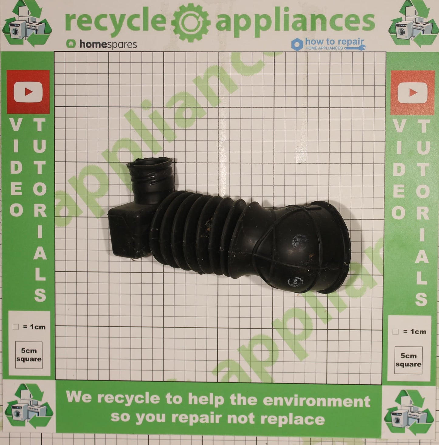 Washing Machine Drum Sump Outlet Hose C00257901