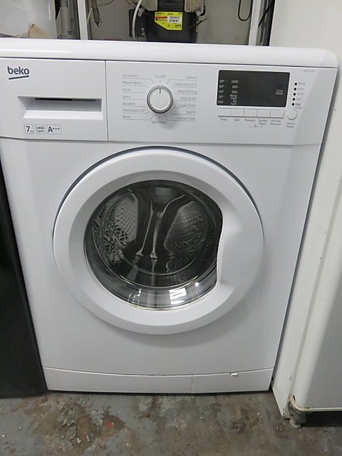 Beko Wm74145w washing Machine Burning smell and not rotate fast when spin on.