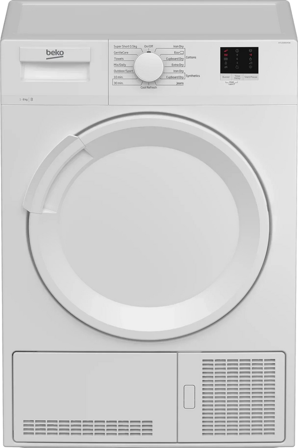 Beko DTLCE80041 Condenser Tumble Dryer Fallen Door Lock Mechanism