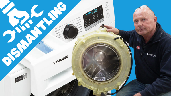 Dismantling Samsung washing machine WD0804W8E1/XEU fault finding, and how components work