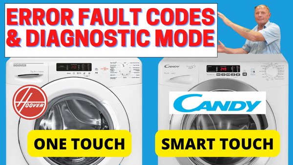 Hoover Candy Washing Machine Error Codes, Faults & Self Test Mode