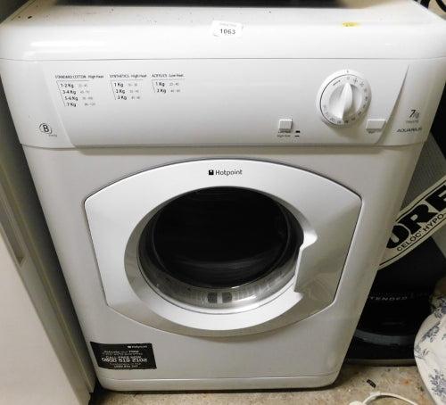Hotpoint TVM570P Vented Tumble Dryer Slides Worn
