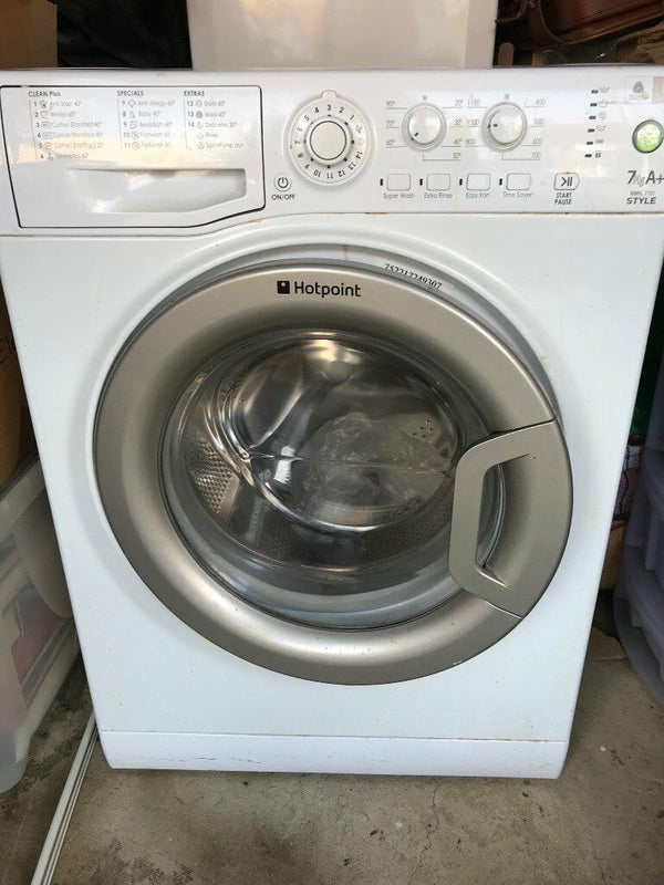 Hotpoint Wmyl7151 washing machine All lights flashing and door unlocked, full of water