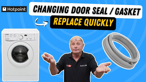 How To Replace Hotpoint Washing Machine Door Seal Or Gasket? | Creda, Jackson & English Electric Washing Machines