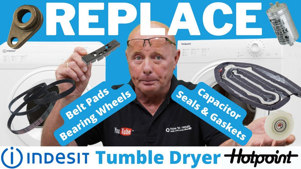 How to Replace A Belt, Bearing, Capacitor & Motor On Hotpoint, Ariston & Indesit Tumble Dryer