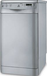 Indesit DSG 573NX dishwasher fills with water, but spray arms don’t always work.