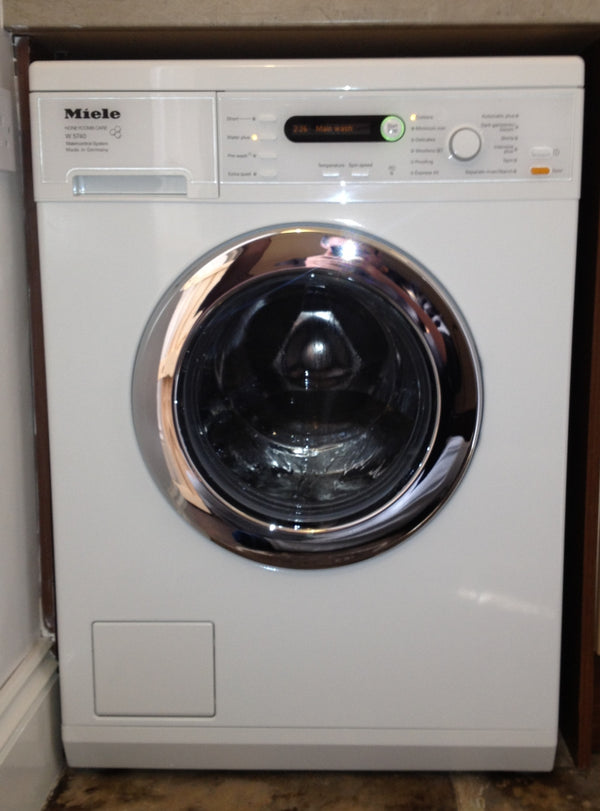Miele w5740 washing machine error code f138 not starting & water in the bottom of the washer