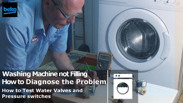 Washing machine will not fill with water.