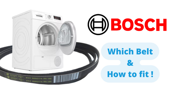 Which Bosch Tumble Dryer belt do I need?  How to replace the belt?