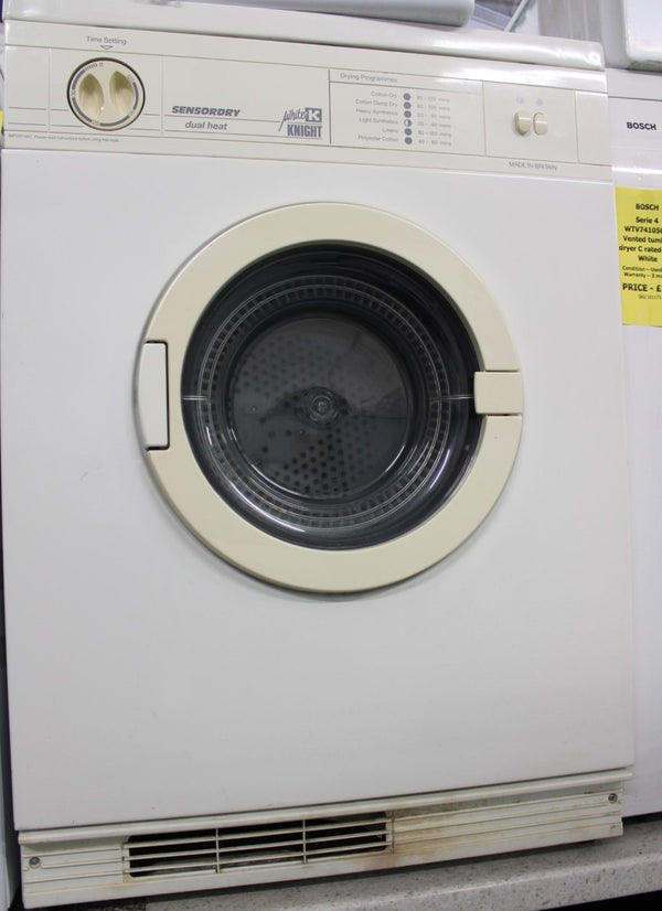 white knight  Tumble Dryer cl412frv heat selection switch