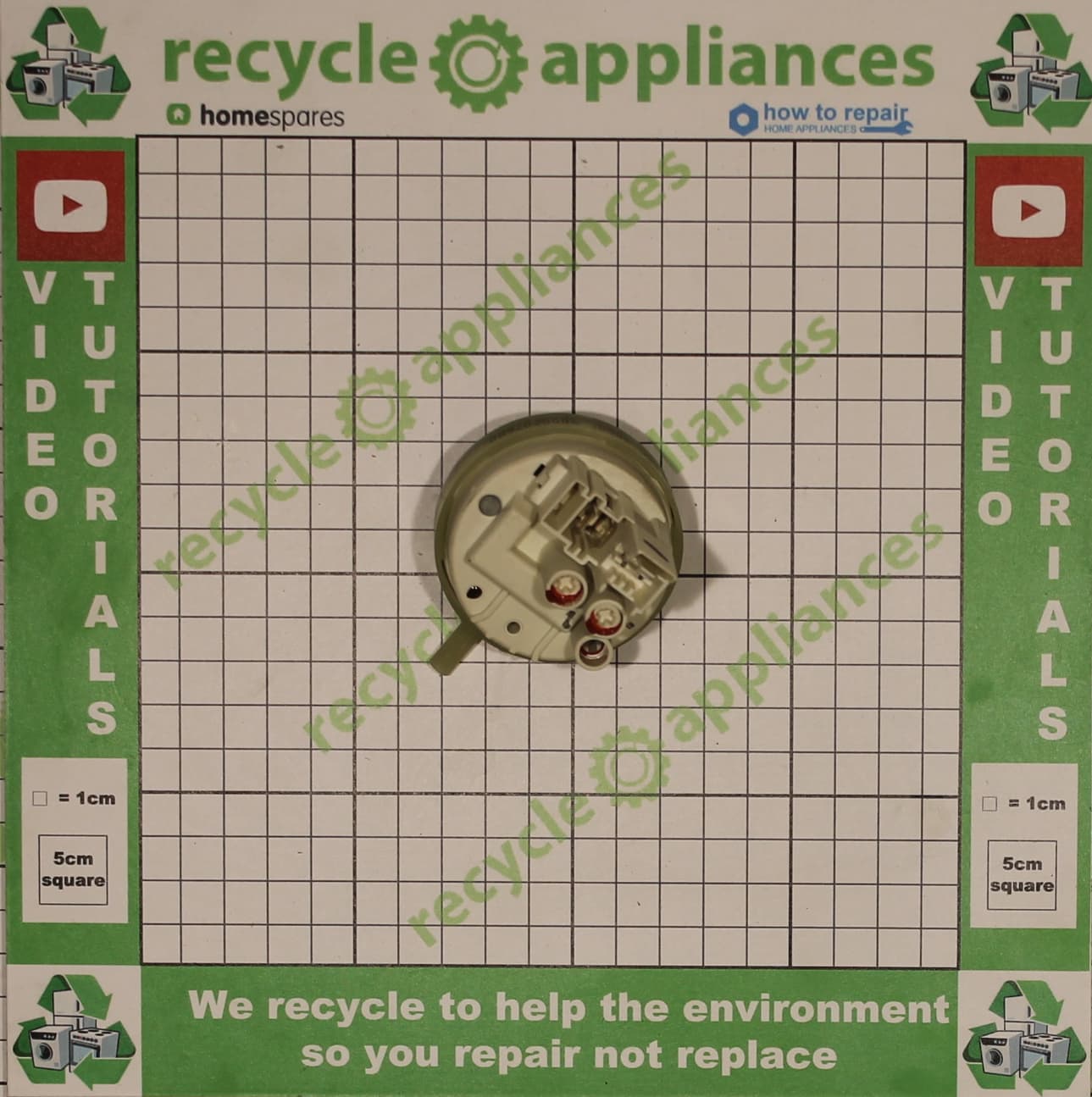 Genuine Washing Machine Pressure Switch 00604458