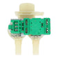 Bosch Neff Siemens Cold Water Double Solenoid Inlet Valve : 180Deg. With 10.5 Bore Outlets 10031360