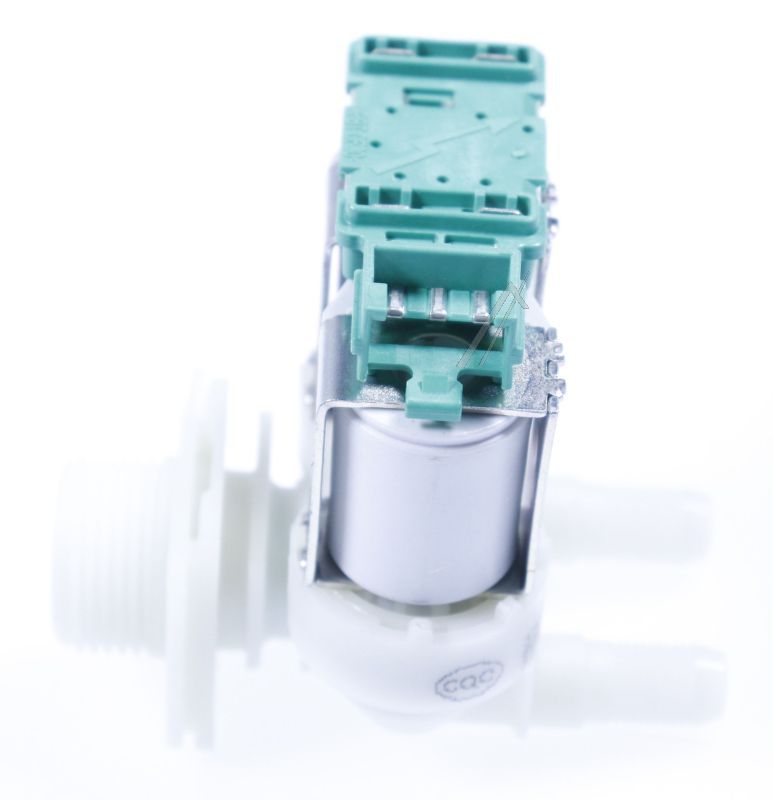Bosch Neff Siemens Cold Water Double Solenoid Inlet Valve : 180Deg. With 10.5 Bore Outlets 10031360