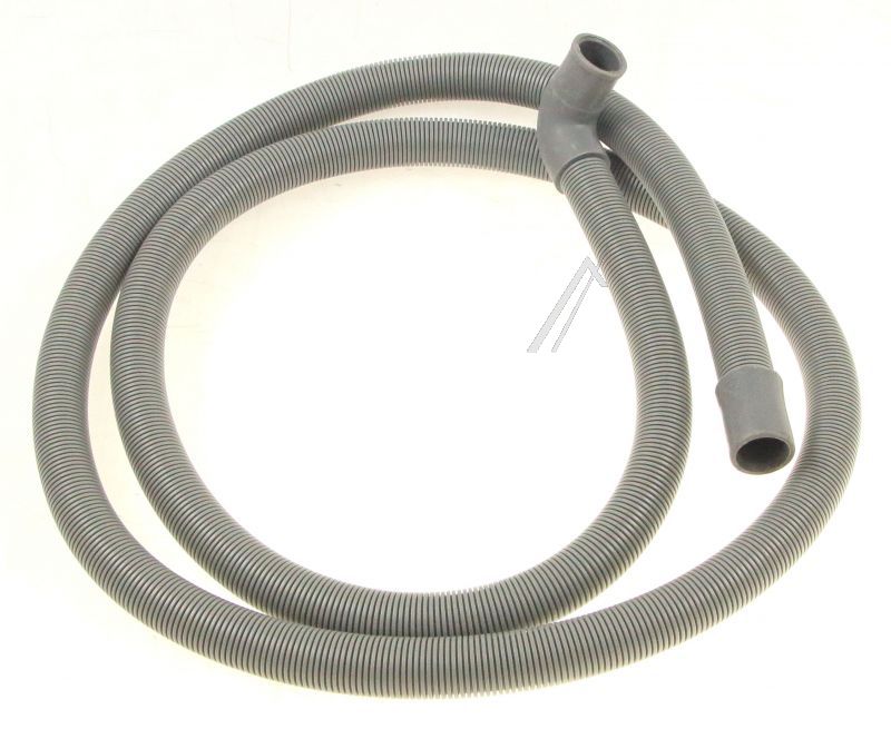 Hoover 2.1M Drain Hose : Straight End 20mm Right Angle End 21mm Internal Bore Dia.