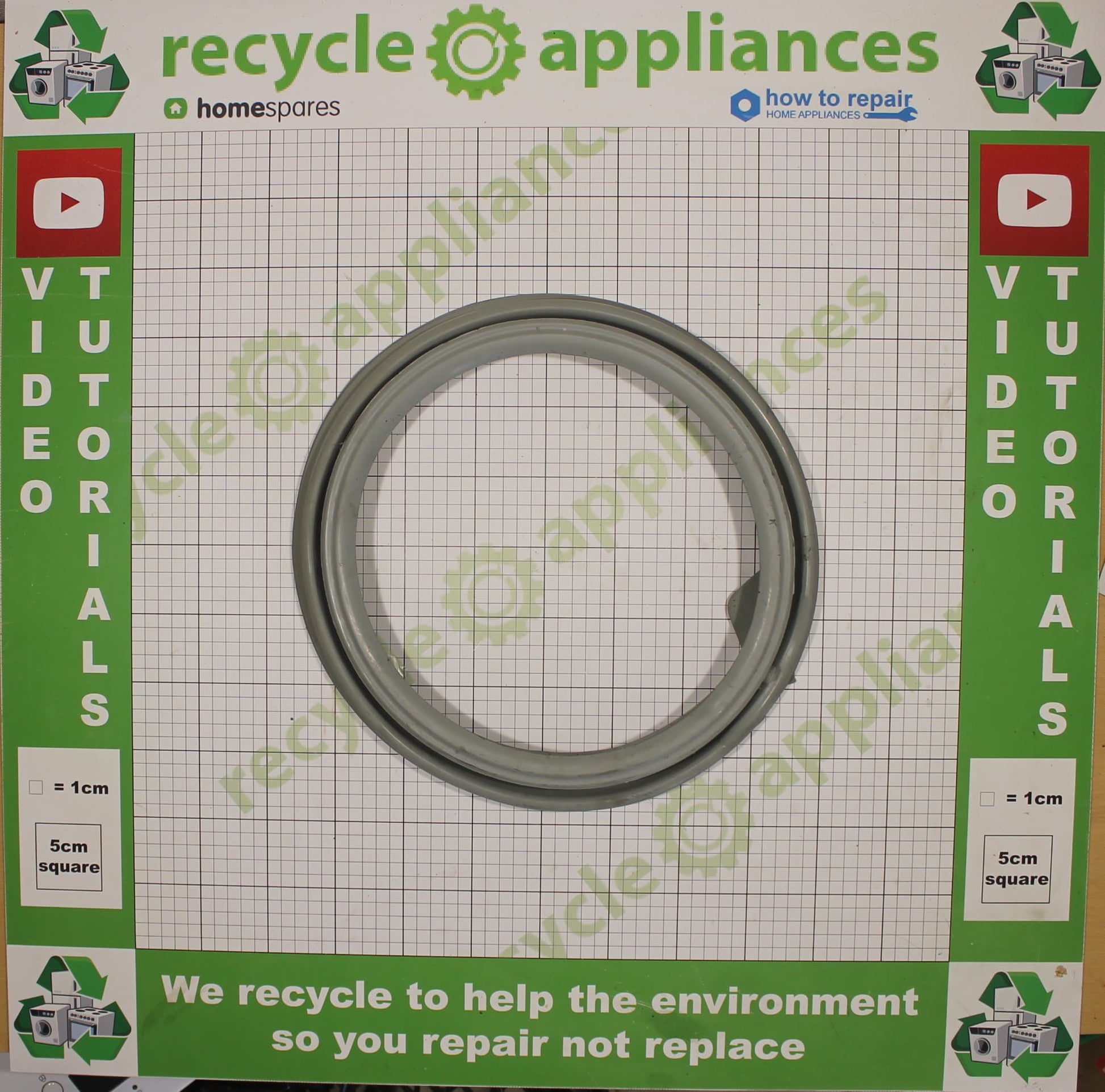 Washing Machine Door Seal Gasket 4055123808