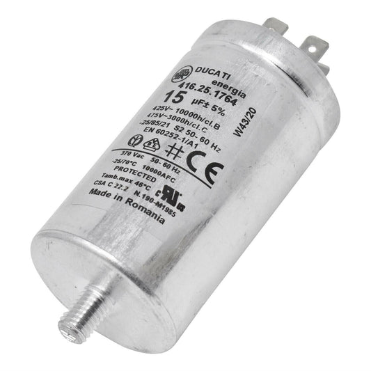 Tumble Dryer 15UF Microfarad MFD Start Run Motor Capacitor