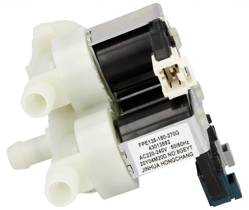 Hoover Triple Inlet Solenoid Valve : ONE 90Deg. Two 180Deg. With 12 Bore Outlets 43013592