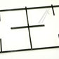Enamelled Right Pan Stand Support - 460 X 215mm