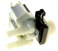 Bosch Neff Siemens Cold Water Double Inlet Solenoid Valve : 180Deg. With 10.5 Bore Outlets