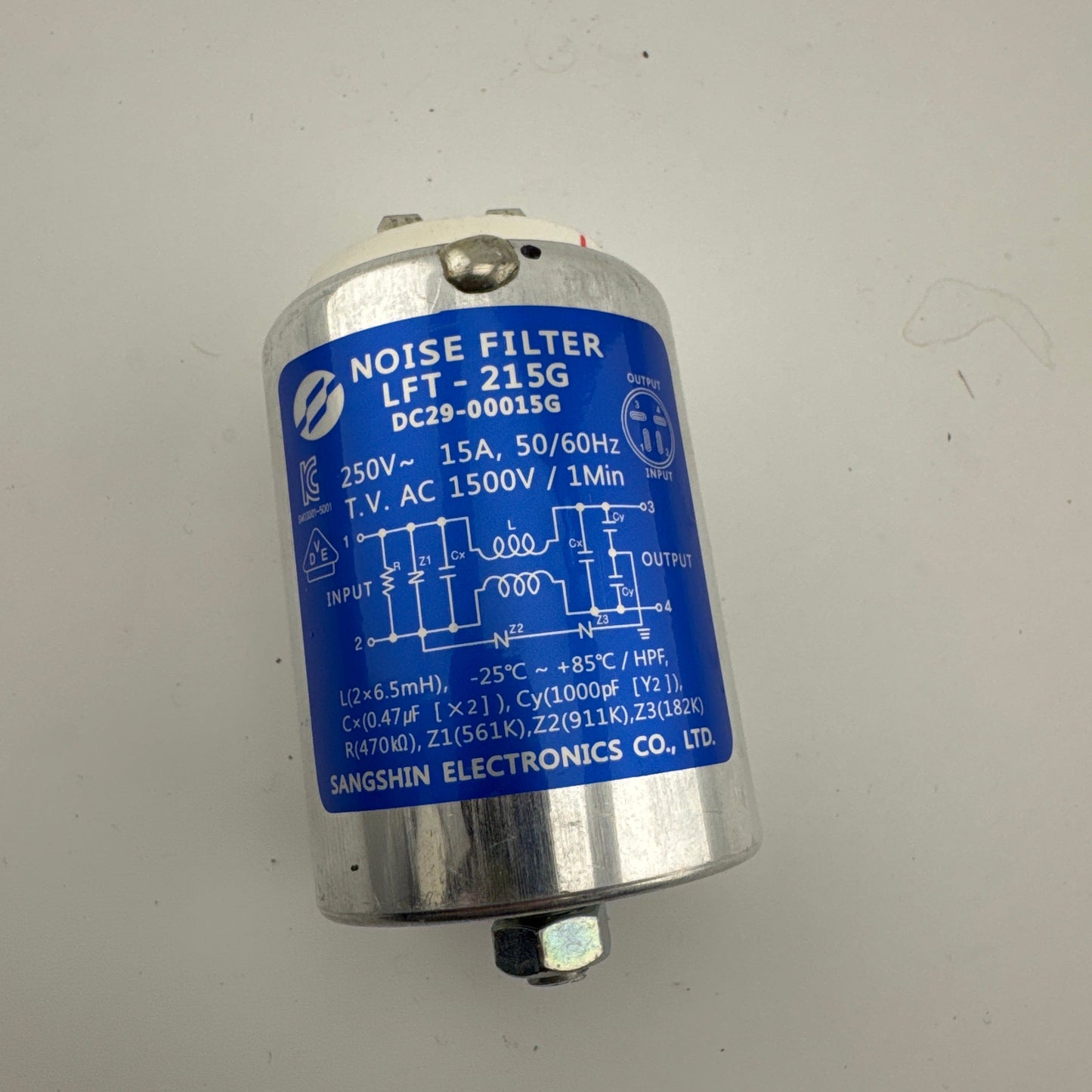Samsung Washing Machine EMI Interference Suppressor Filter DC29-00015G