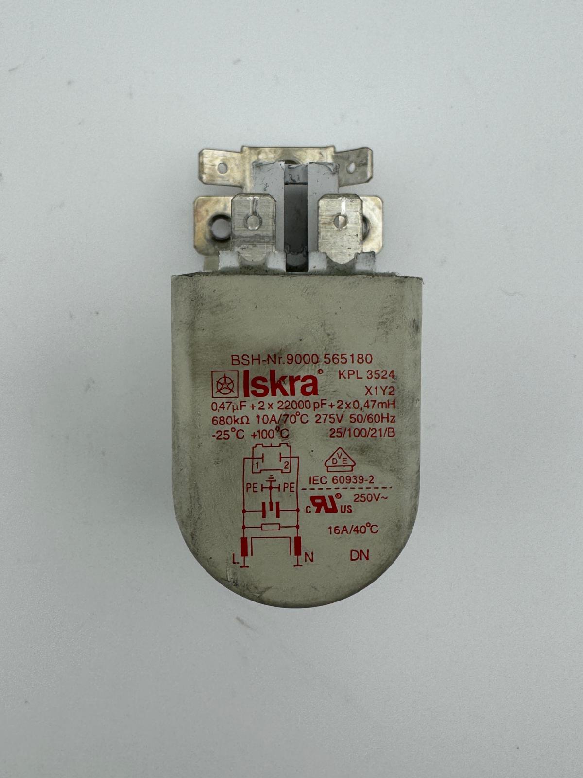 Bosch Neff Siemens Capaciter-interference Filter 00181928