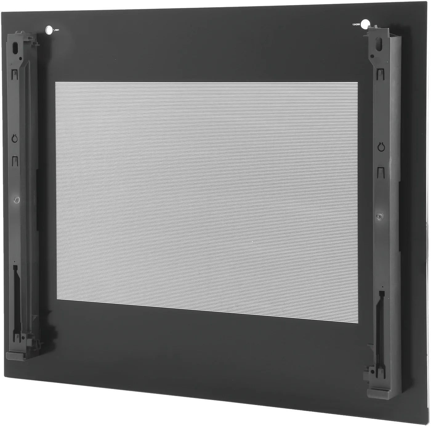Bosch Cooker Oven Door Glass Front Panel Stainless Steel with Glued Plastic Profiles 00776107