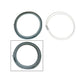 Bosch Washing Machine Rubber Boot Door Seal Gasket Kit with Clamps 00667489