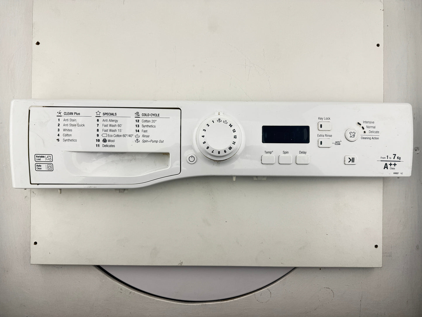 Display Board with PCB for Hotpoint VHD WMBF 742P UK Programmed