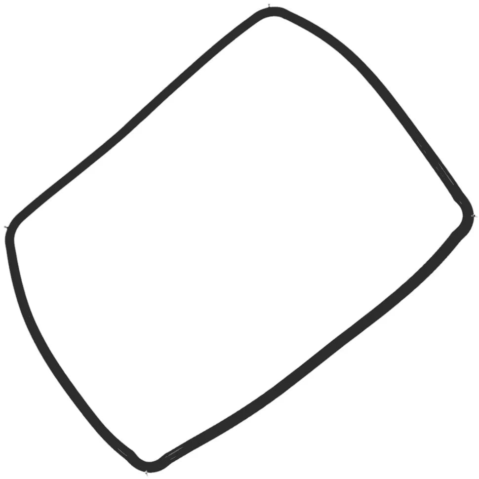 Logik Cooker Oven Door Seal (75L SEC F O Type) 42275281