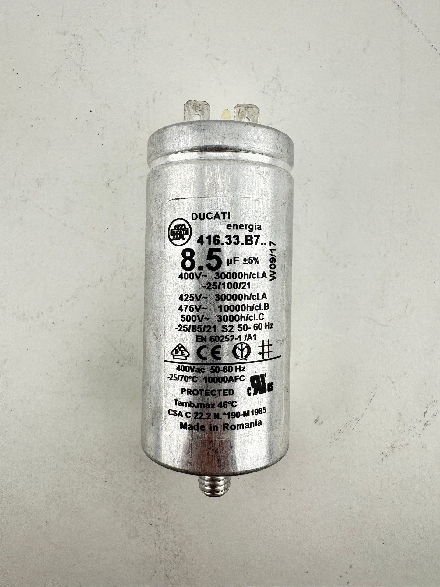 Universal 8.5UF Microfarad MFD Start Run Capacitor C00258619
