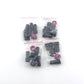 Universal Red 40mm Cooker Control Knob Pack of 4 with Decal Set