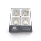 Universal Stainless Steel 48mm Cooker Control Knob Pack of 4 with Decals