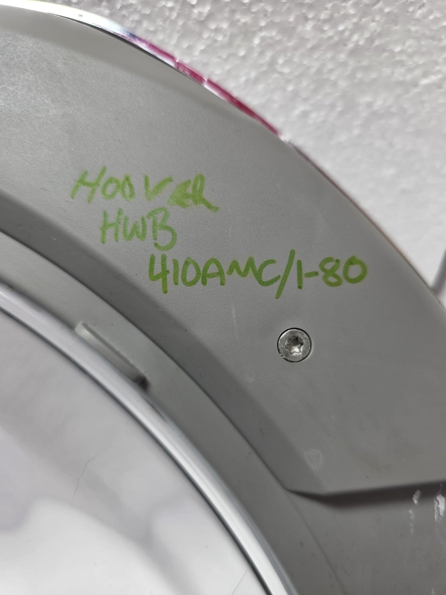 Hoover HWB410AMC/1-80 Washing Machine Door Assembly INC Hinge and Catch 43032287-15