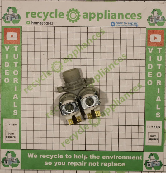 Washing Machine Cold Water Double Solenoid Inlet Valve 1024151