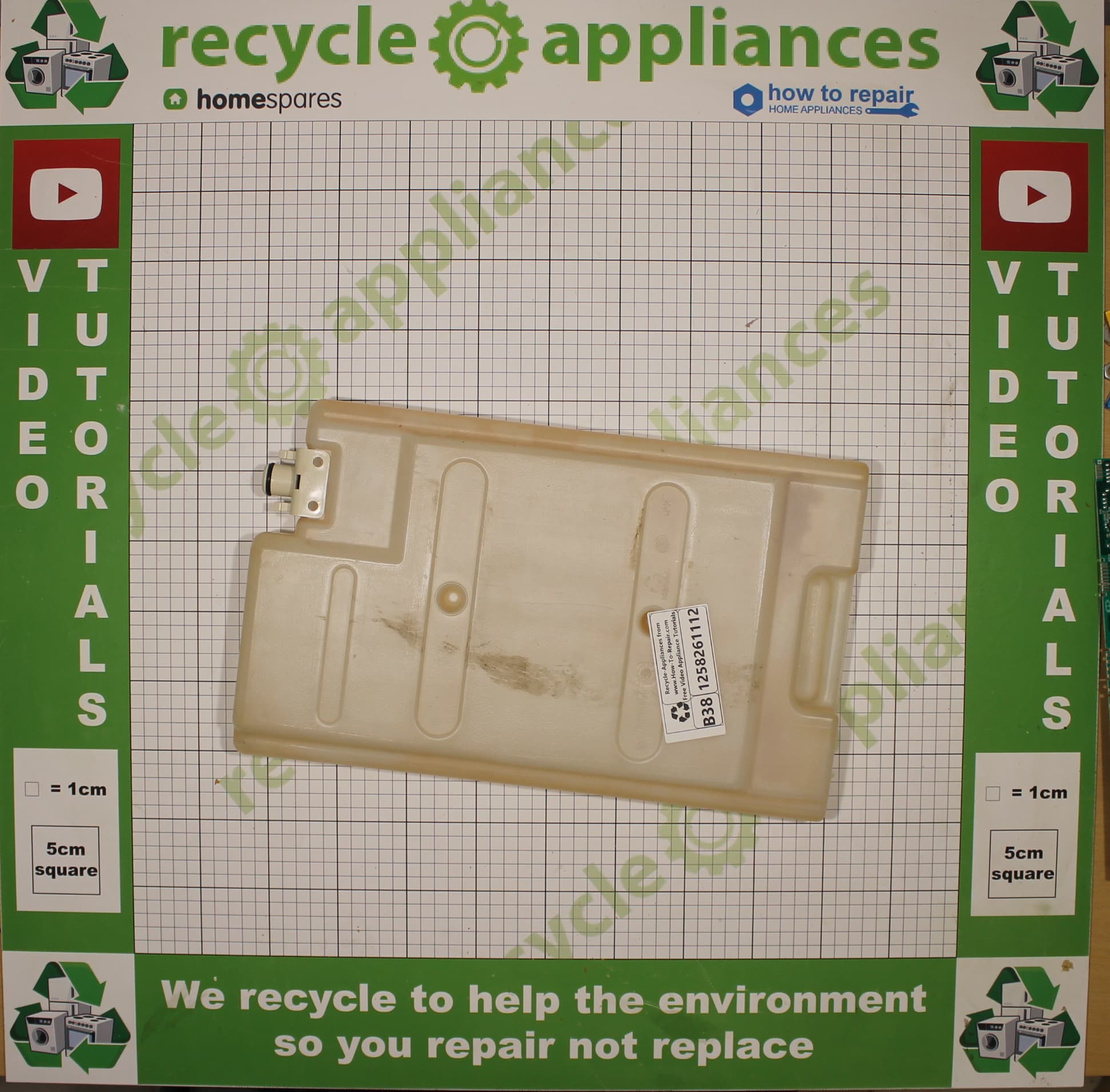 Tumble Dryer Water Collection Tank 1258261112
