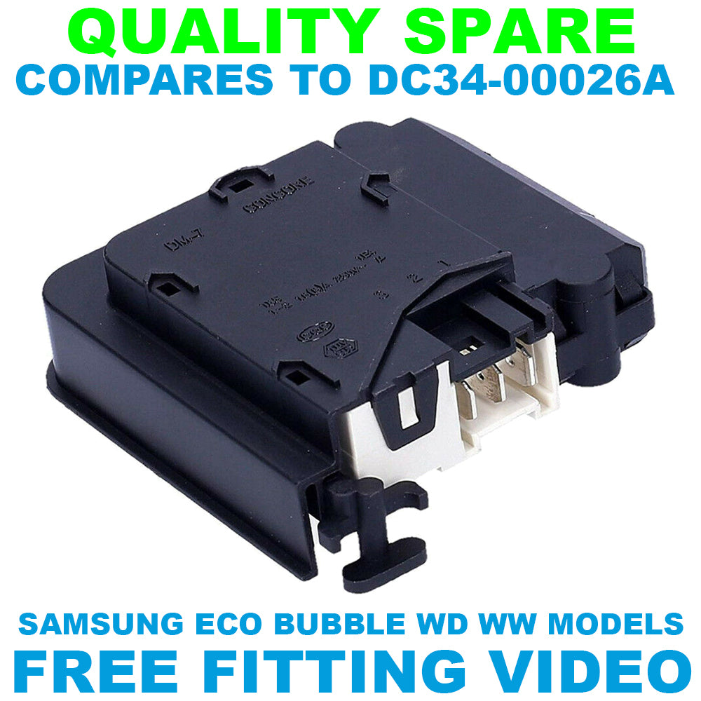 Samsung Eco Bubble WD WW Washing Machine Door Interlock DC64-01538A