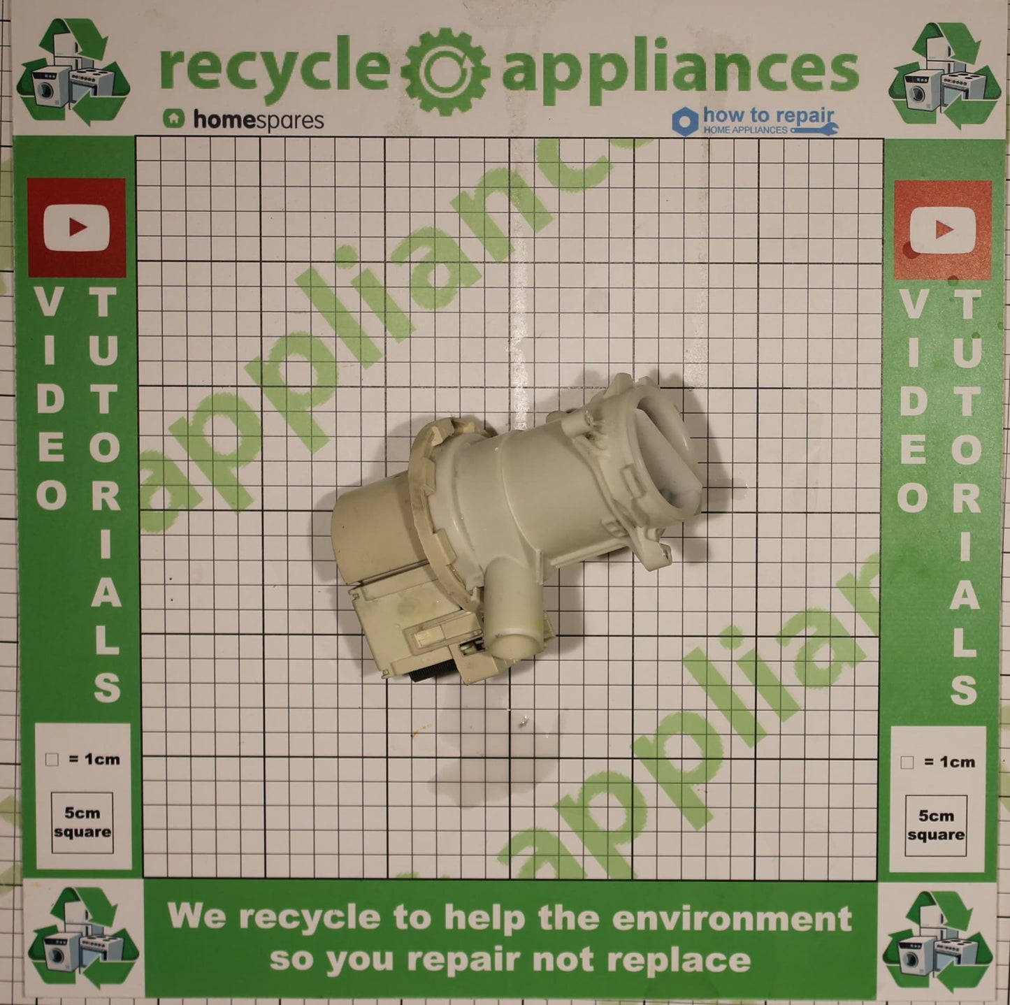 Beko Drain Pump Assembly : Arcelik SPW165250e31p 25w 2505500100