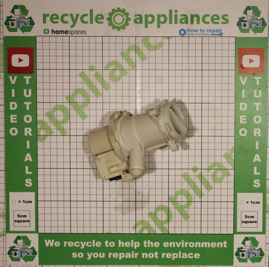 Beko Drain Pump Assembly : Arcelik SPW165250e31p 25w 2505500100